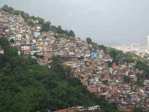 De favela van Santa Teresa in Rio de Janeiro